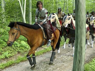 Armored Horseback Riding