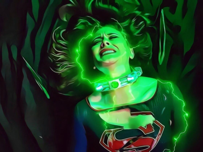 Supergirl, kryptonite collar | ArtUntamed