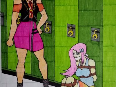 Fluttershy bullied by Sunset.jpg