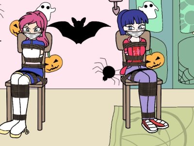 Tecna and Musa Halloween evening.jpg