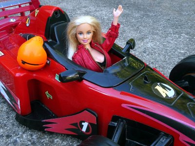 She's seriously built for speed!