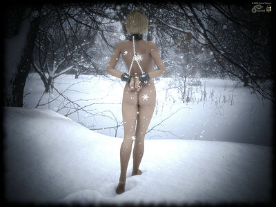 A Winter Walk With Cathrine - Backview