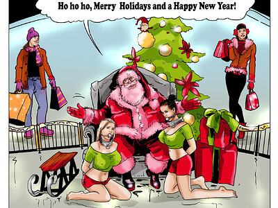 Bad Santa and his naughty Girls