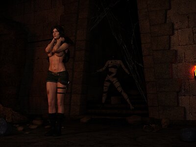 Lara in the mummys shrine.jpg