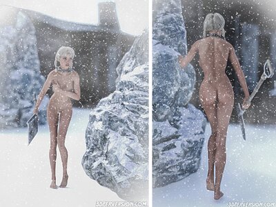 Slave in the snow