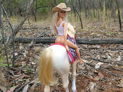 She loves riding horses