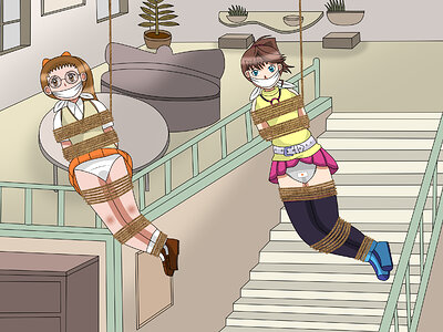 Hazuki and Anzu punished.jpg