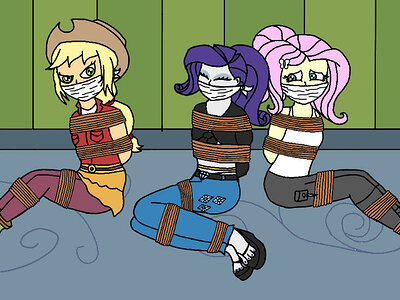 Trio of Mane 6 humiliation.jpg