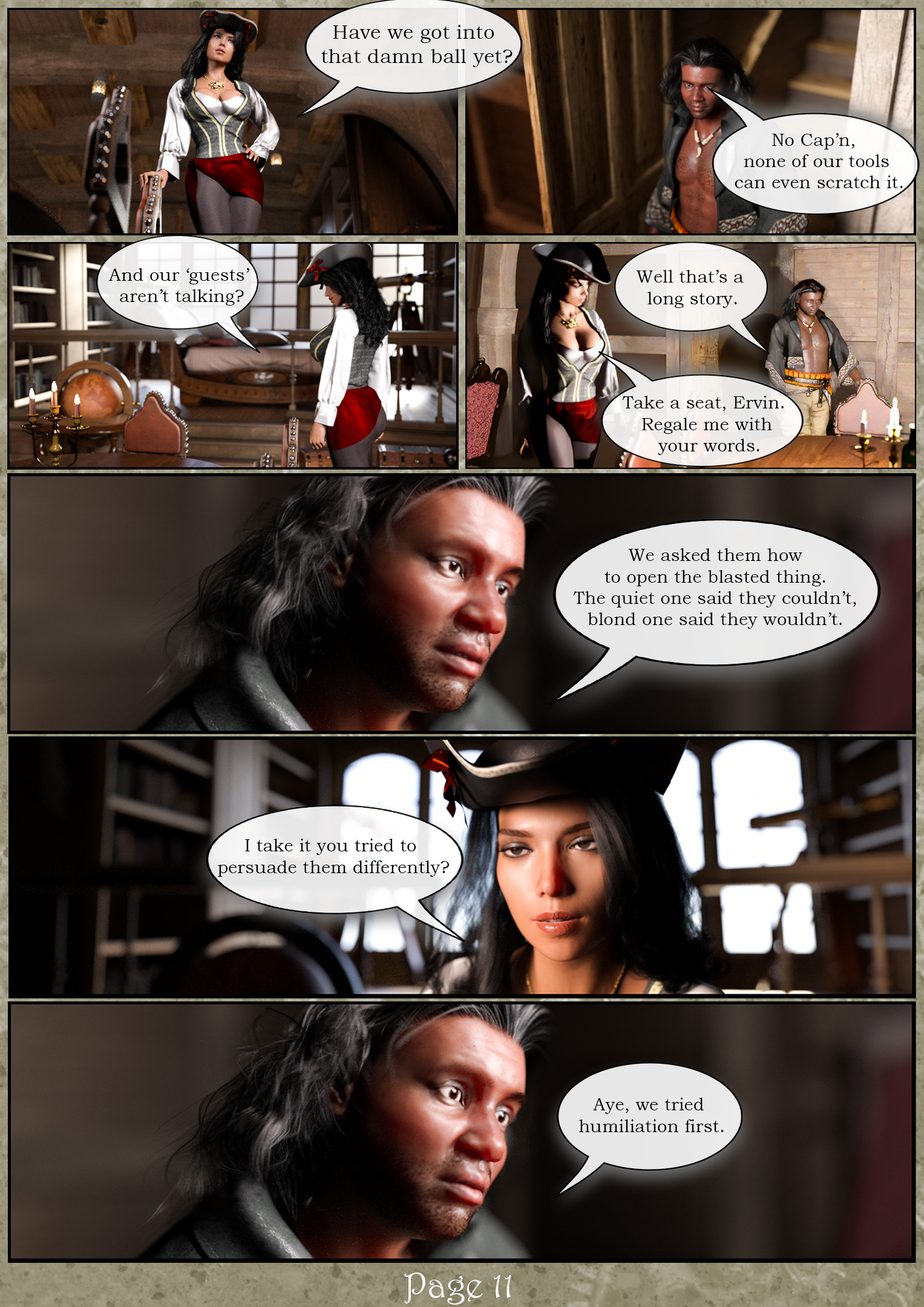 Berseh & Tawny Steampunk Adventures - Page 11