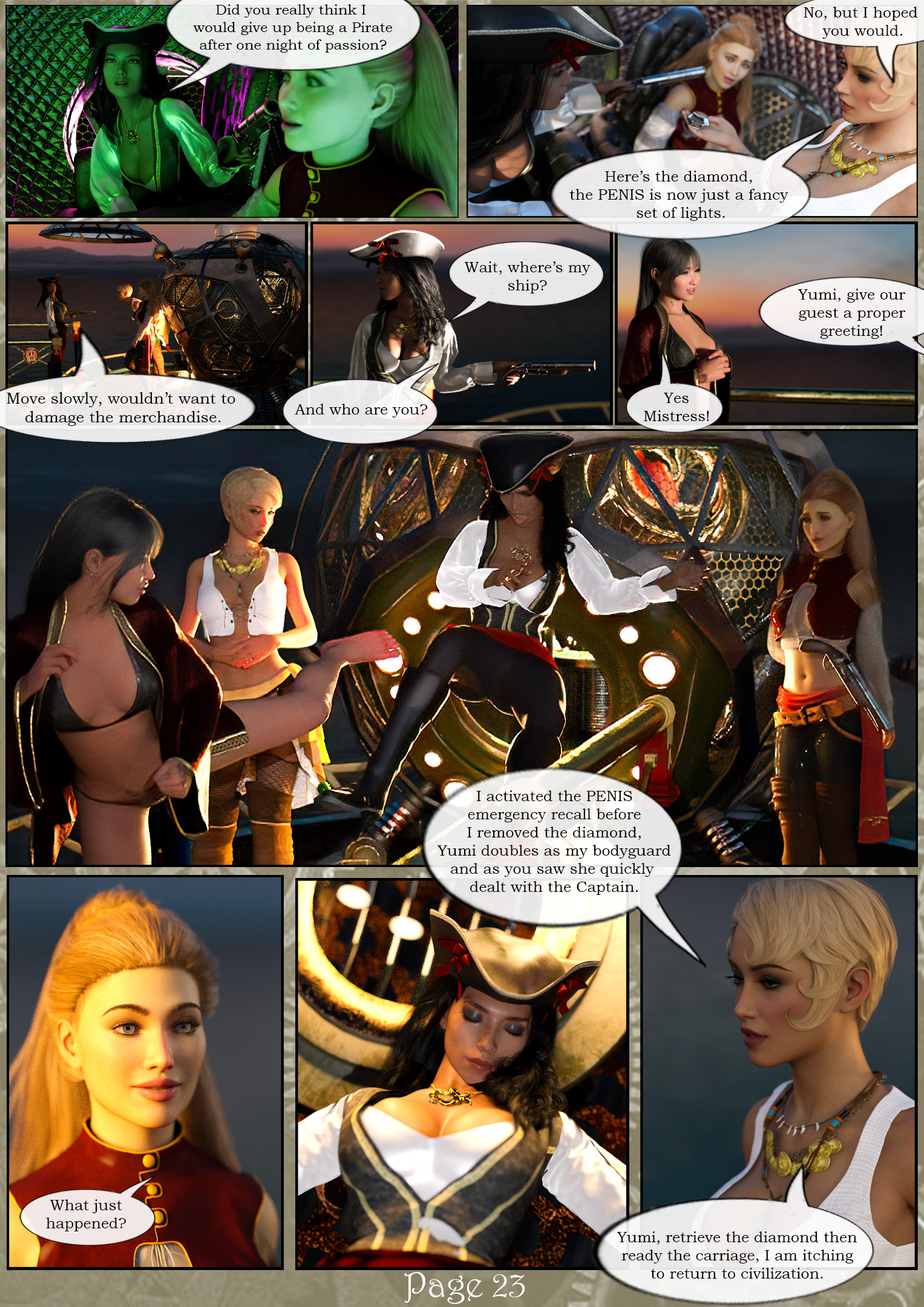 Berseh & Tawny Steampunk Adventures - Page 23