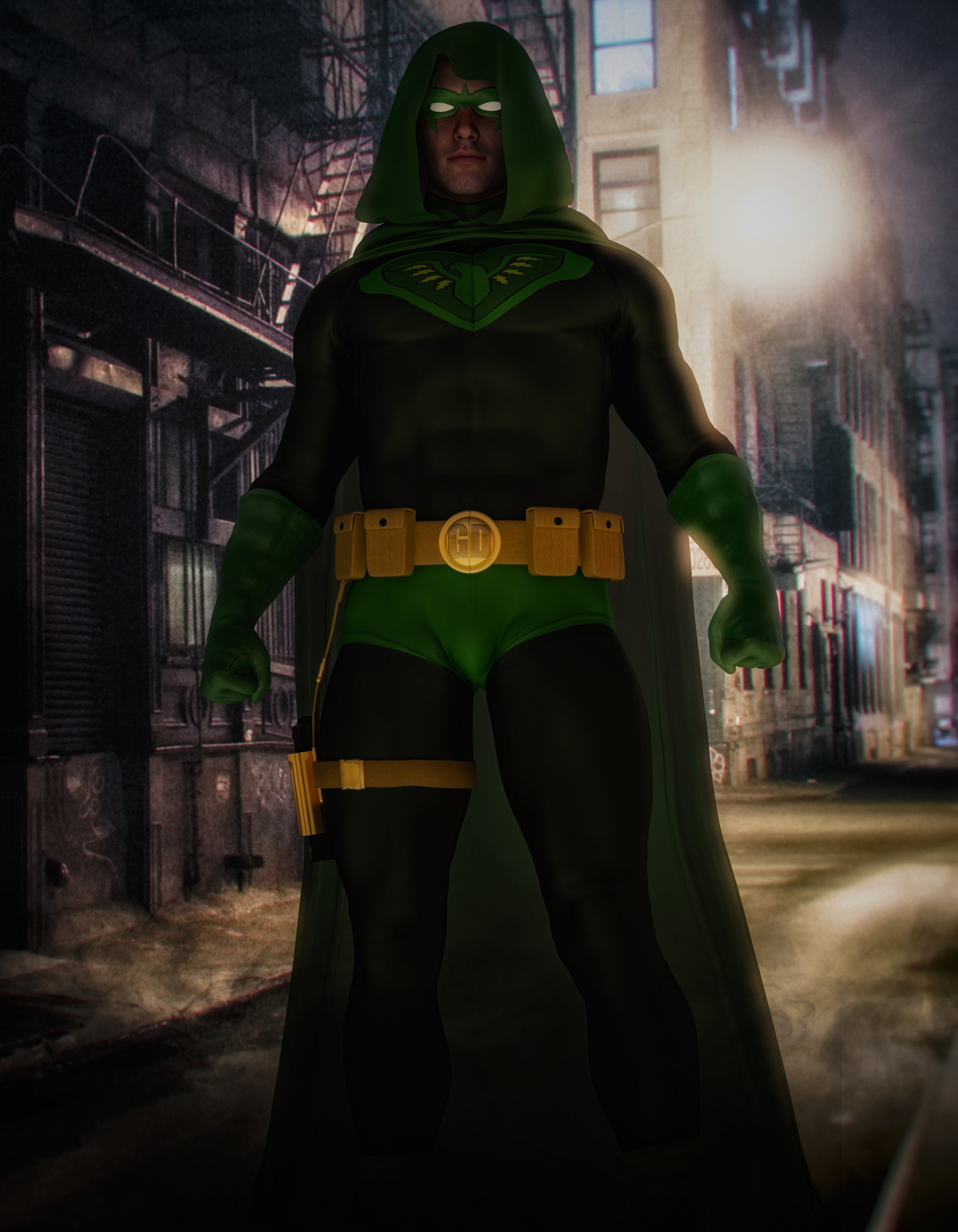 Green Defender New Costume
