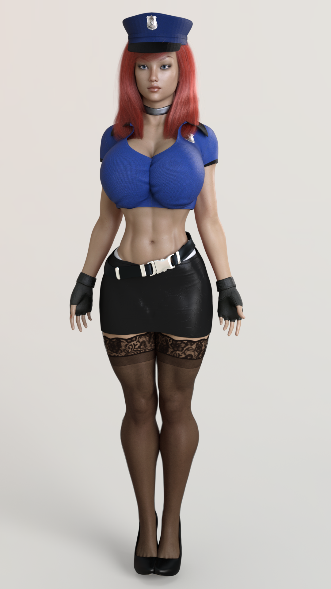 Natasha Fox - Sexy Cop Attire 1