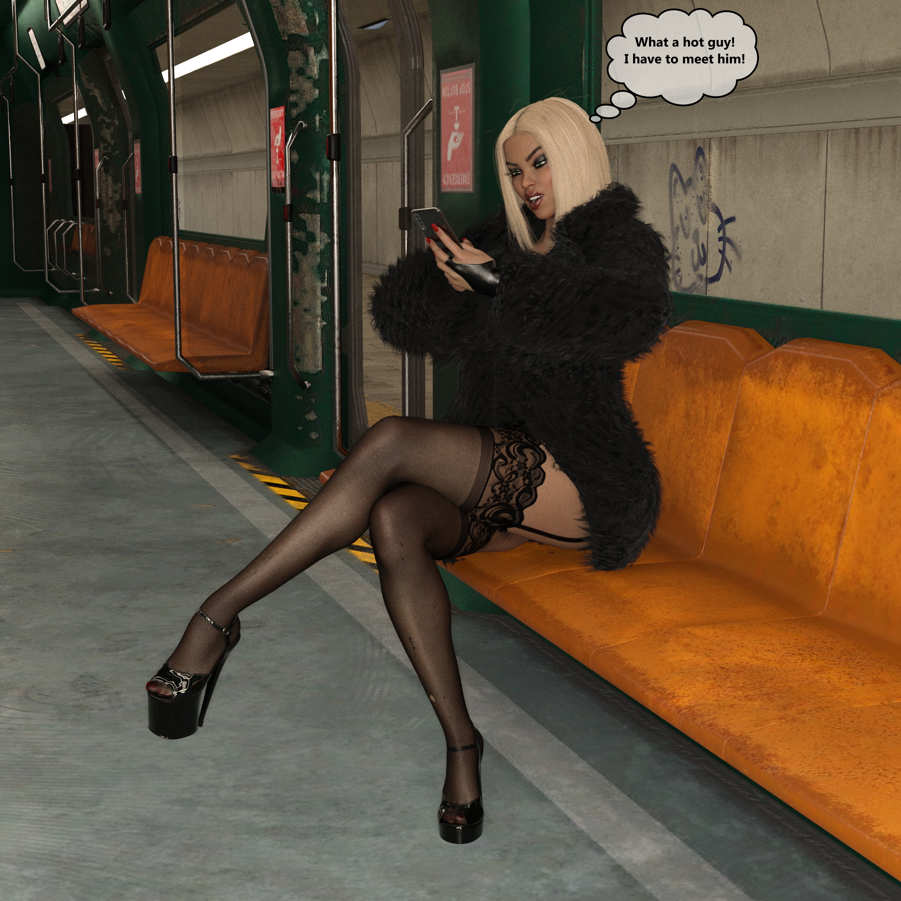 Tamara Thompson - In the subway - Metro Station.jpg